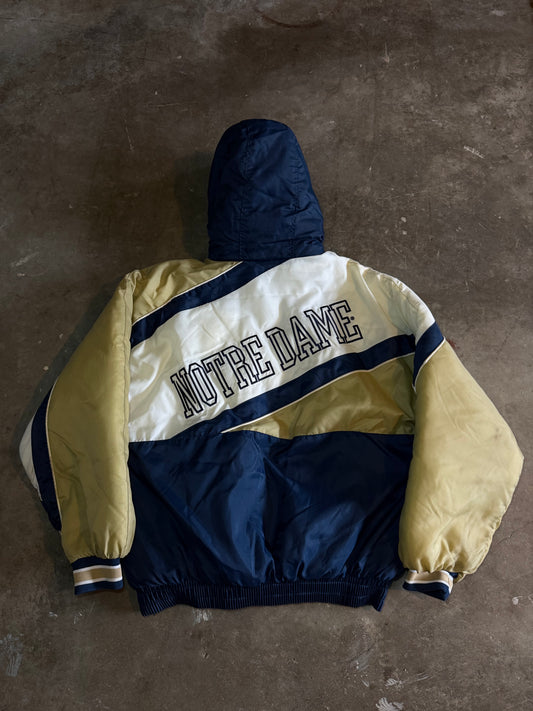 90s Notre Dame Puffer Jacket (Large)