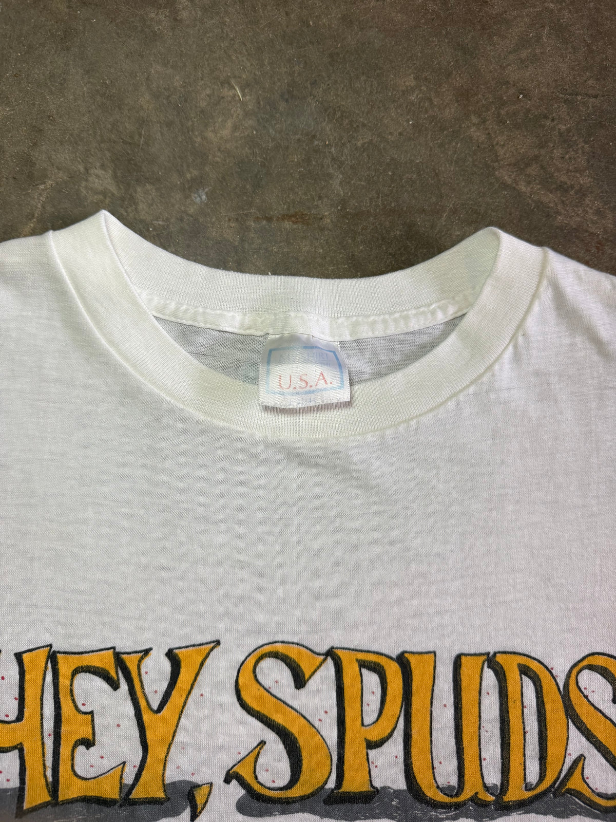 80s “Hey Spuds! The Party’s Over” Tee (Medium)