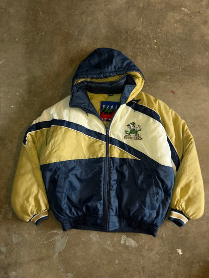 90s Notre Dame Puffer Jacket (Large)