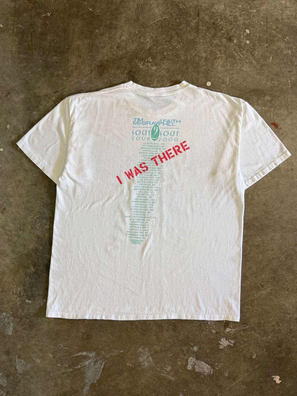 2000s Tim McGraw - Faith Hill Tour Tee (X-Large)