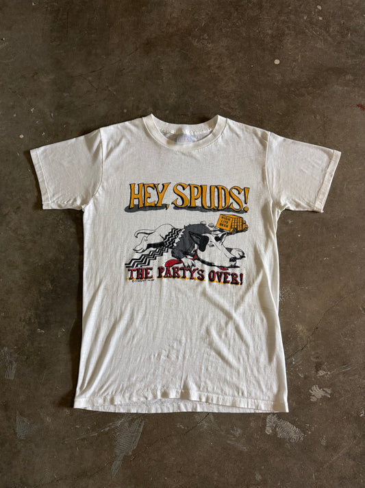 80s “Hey Spuds! The Party’s Over” Tee (Medium)