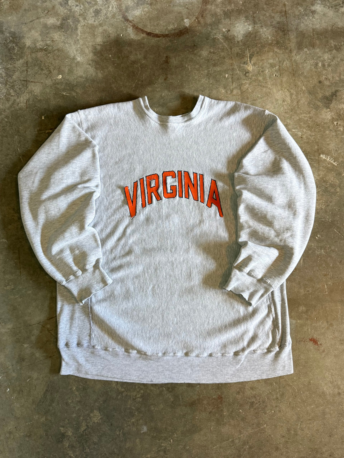 1980s Virginia Reverse Weave Sweatshirt (X-Large)
