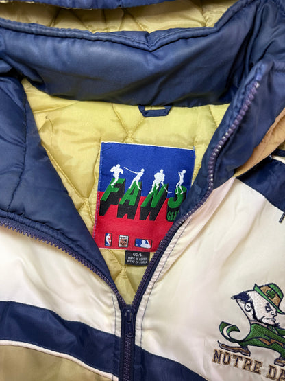 90s Notre Dame Puffer Jacket (Large)