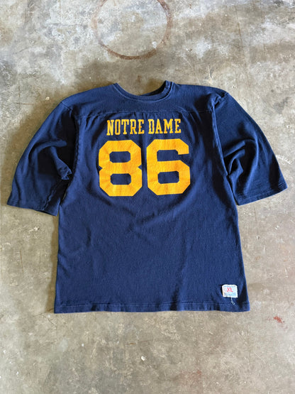 1970s Notre Dame 86 Champion Jersey Tee